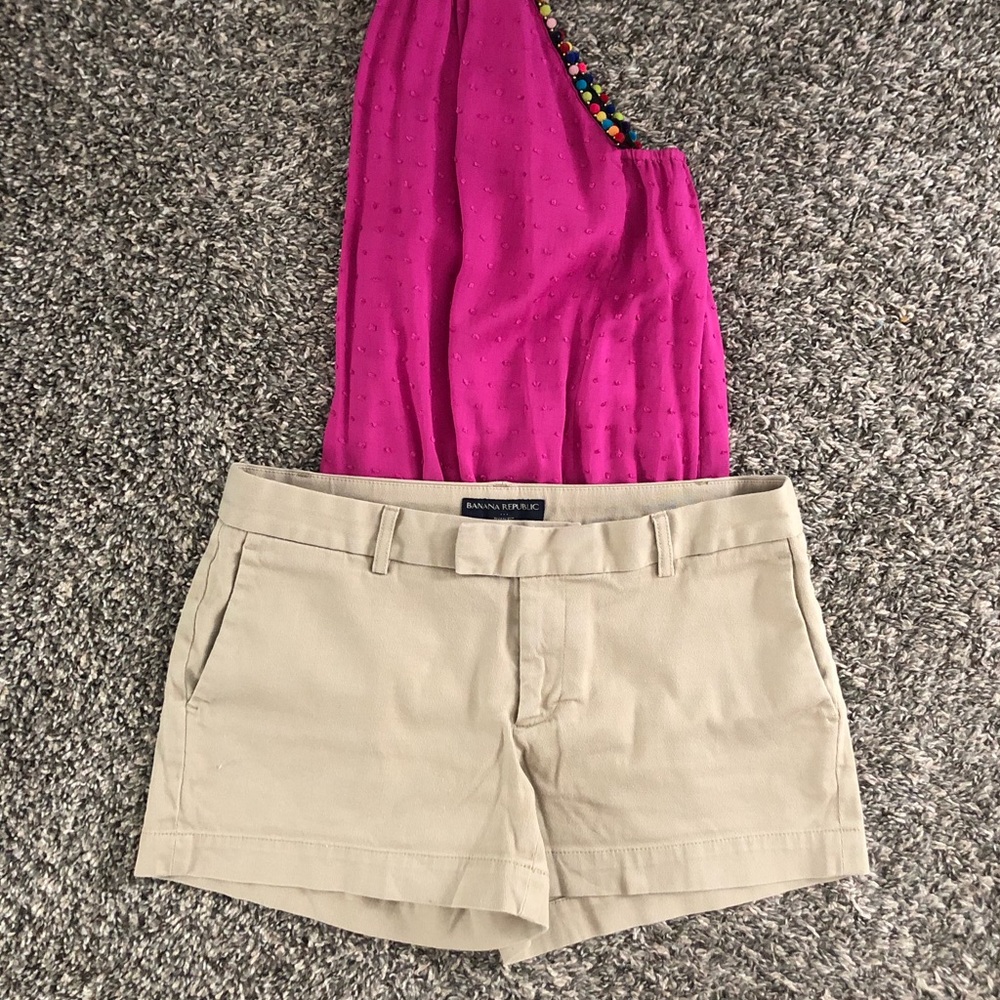 Banana Republic Khaki Ryan Shorts